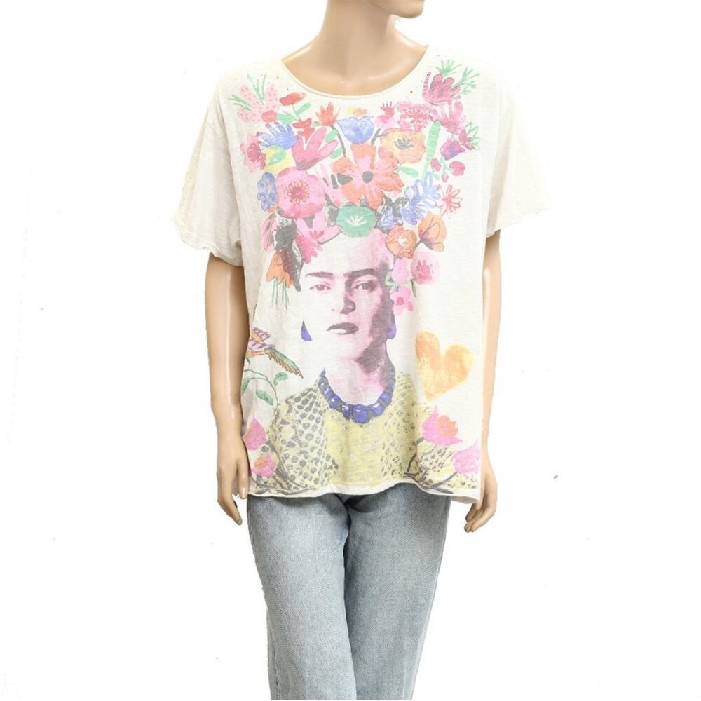 Magnolia Pearl Floral Frida Graphic Tee